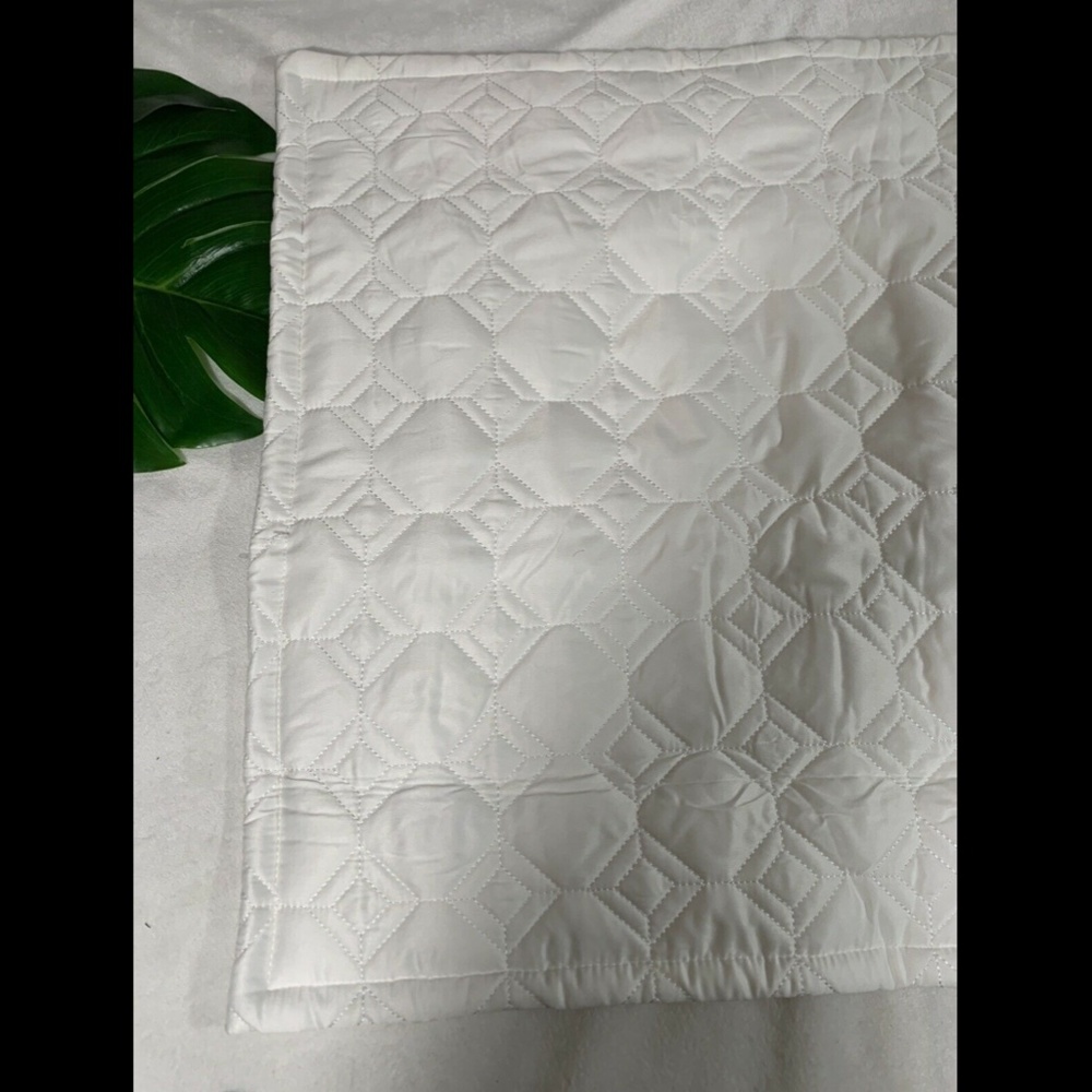 NEW Hotel Collection Alabastar Quilted (1) Standard Sham Pillow - Picture 4 of 12